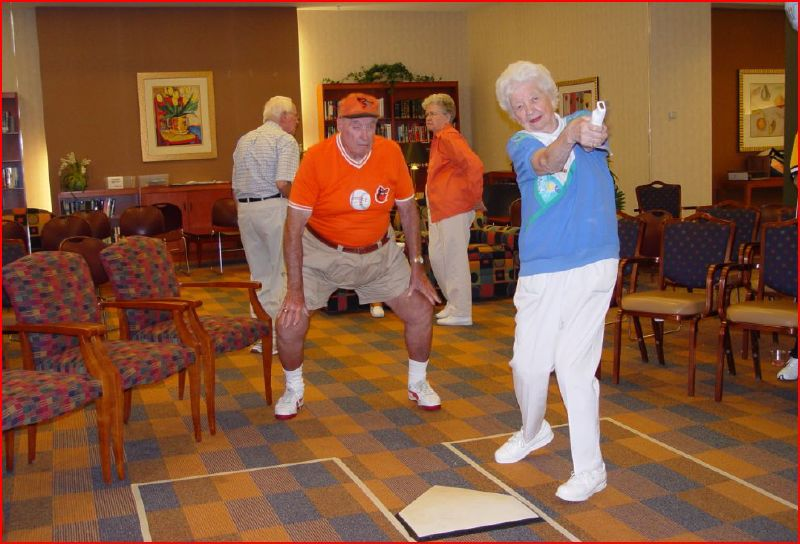 Illustration for article titled Retirement Home Wii Home Run Derby